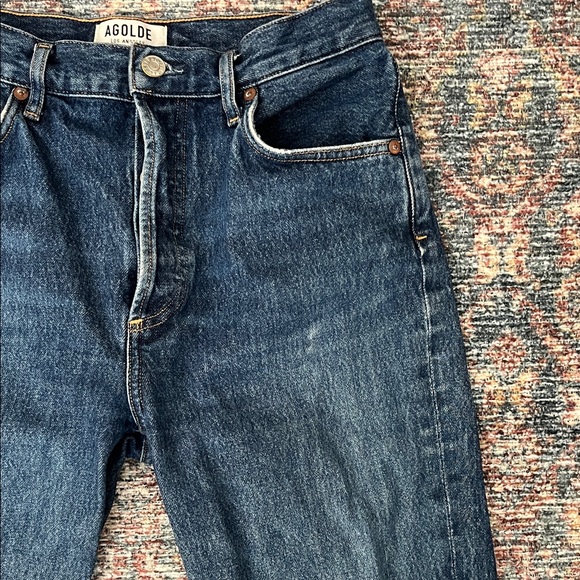 AGOLDE Remy High Rise Straight Crop Jeans - Picture 3 of 9